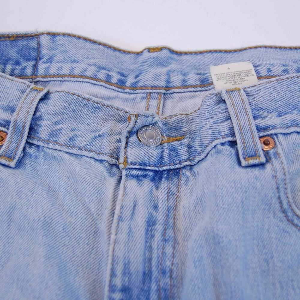 Levi's × Vintage 1999 550 Light Wash Denim Jeans - image 7