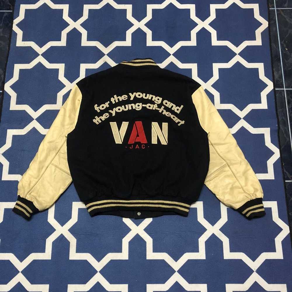 Japanese Brand × Van × Varsity Jacket Vintage Van… - image 2