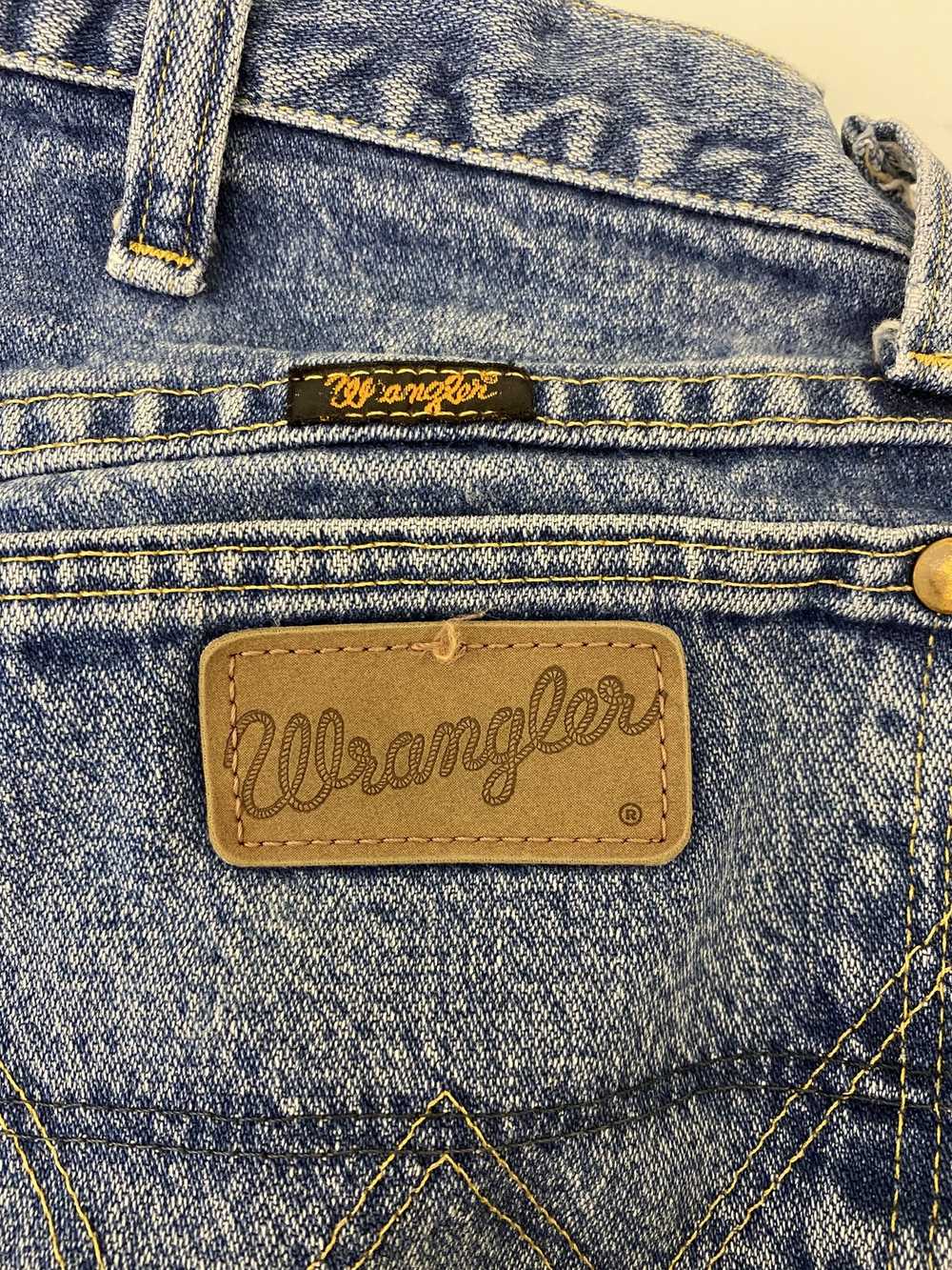Wrangler OLD 36 x 36 Wrangler jeans leather patch - image 4