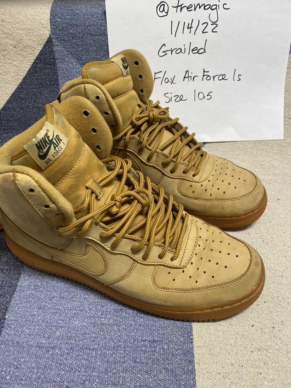 Nike Flax Air Force 1s - image 7