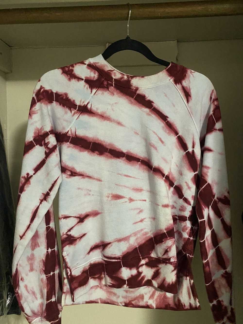 Proenza Schouler Purple Tie Dye Longsleeve knitwe… - image 1