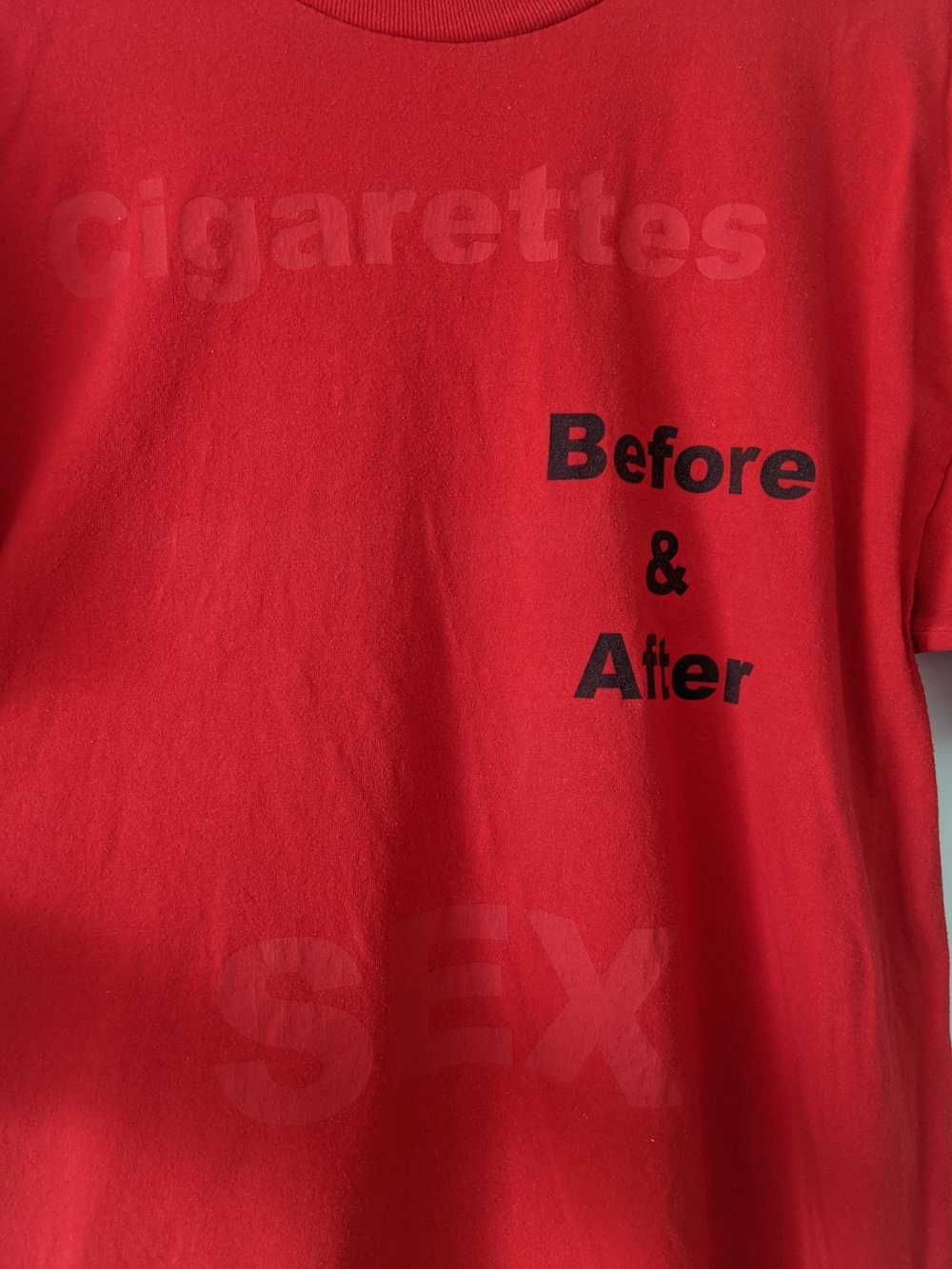 Pleasures Cigarettes Before & After Sex Tee - image 2