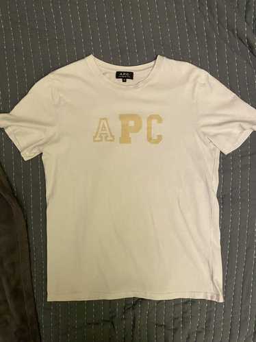 A.P.C. WHITE APC LOGO SHIRT