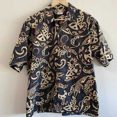 Hawaiian Shirt × Streetwear × Vintage Vintage Tri… - image 1