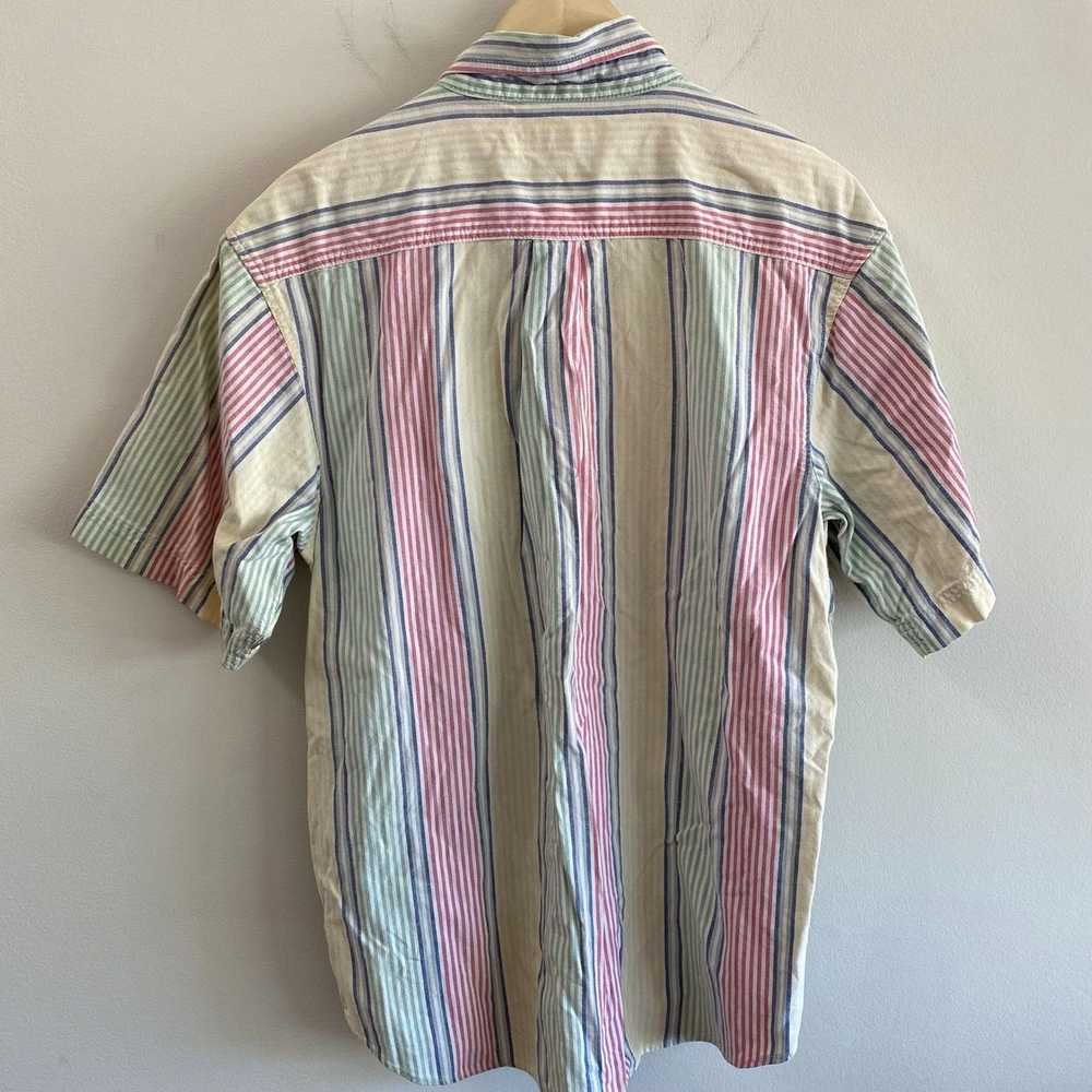 Streetwear × Vintage Vintage Pastel Stripe S/S Sh… - image 4