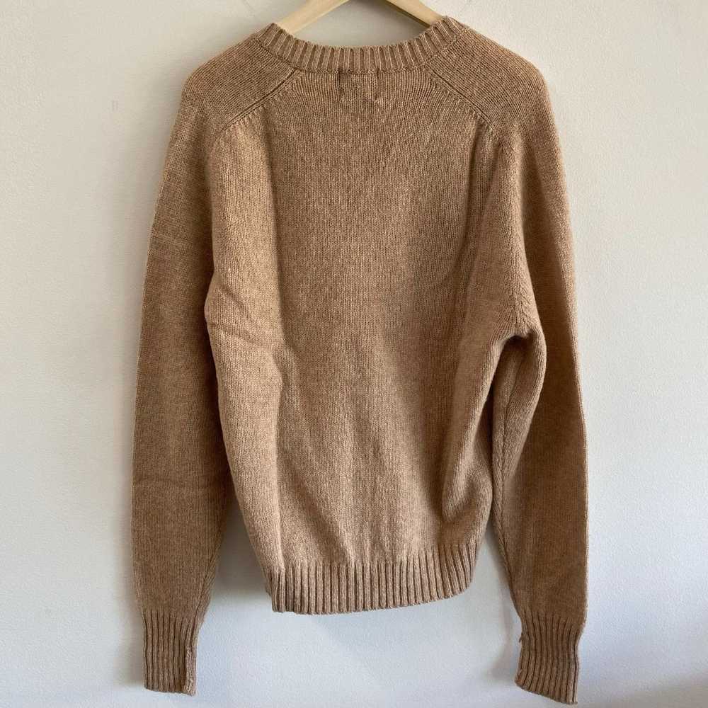 Vintage Vintage Tan Shetland Wool Sweater - image 3