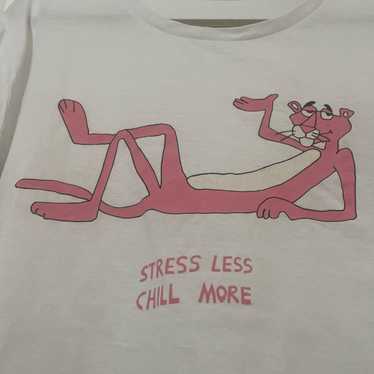 Streetwear Stress Less Chill More Pink Panther An… - image 1
