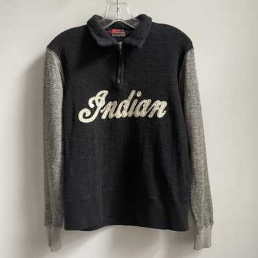 Indian Motercycles × Vintage 1/4 Zip Sweatshirt C… - image 1