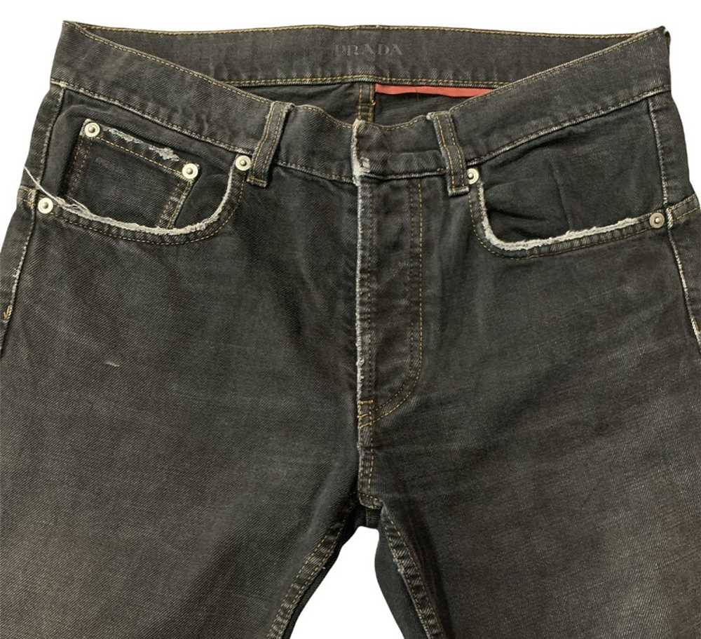 Milano Uomo × Prada Prada Milan Distressed Jeans … - image 2