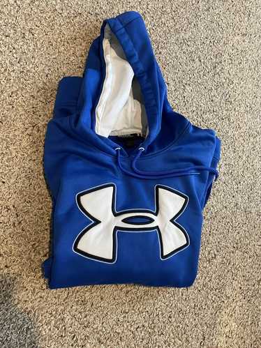Under Armour Cold Gear Infrared Fitted Small Navy Blue/White Long Sleeve  Jacket