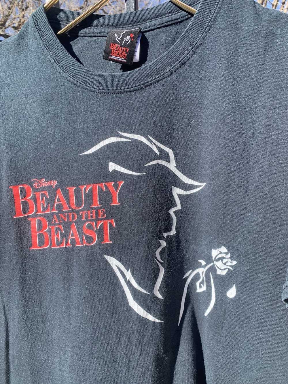 VTG Beauty And The Beast Broadway Musical Shirt Mens Large Black