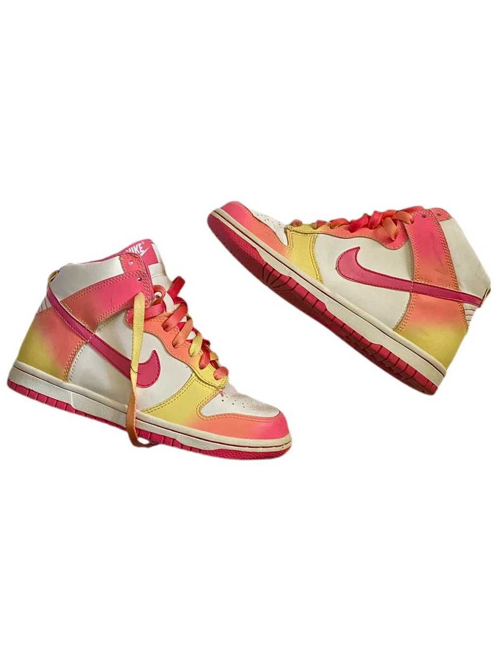 Nike White Gradient Dunk High - image 2