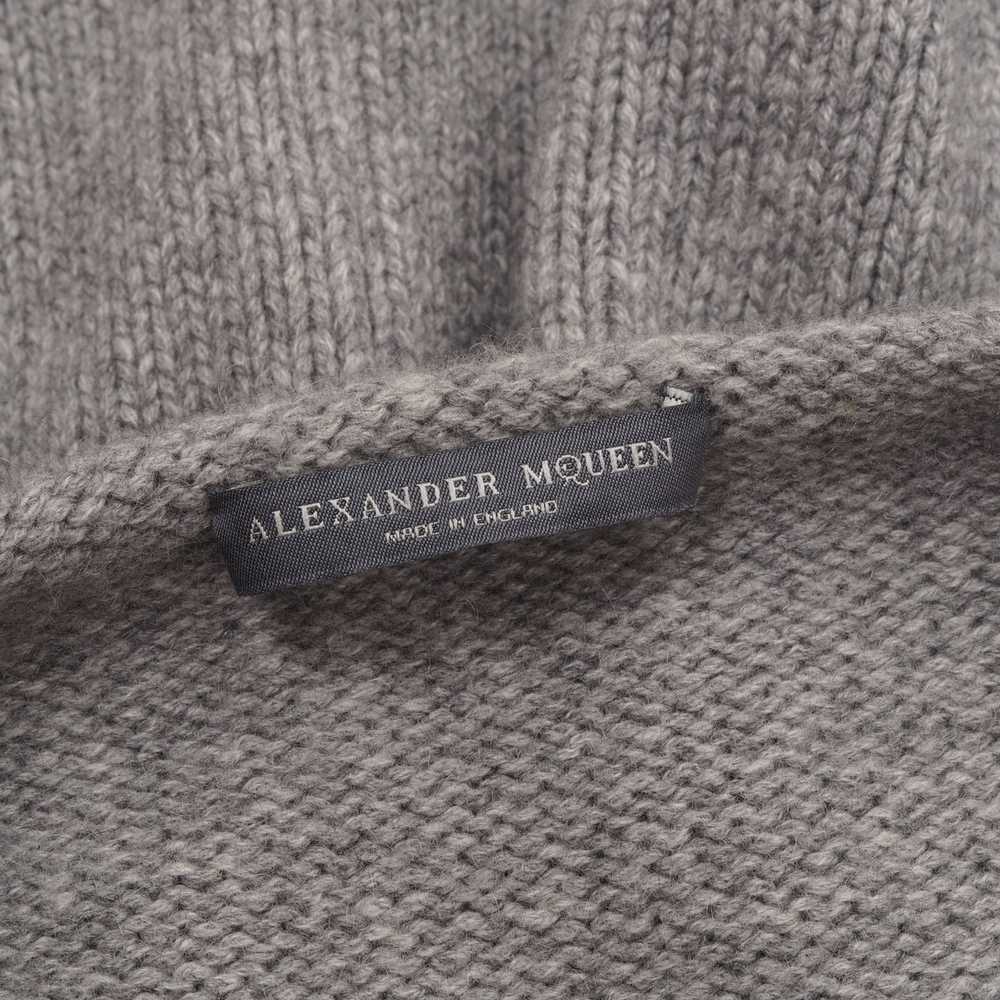 Alexander McQueen Alexander Mcqueen Cashmere Gray… - image 3