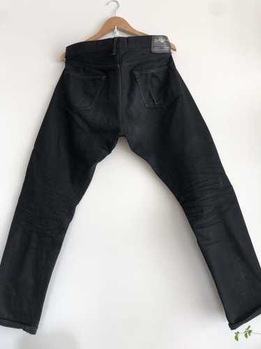 Lewis Leathers Black Raw Denim