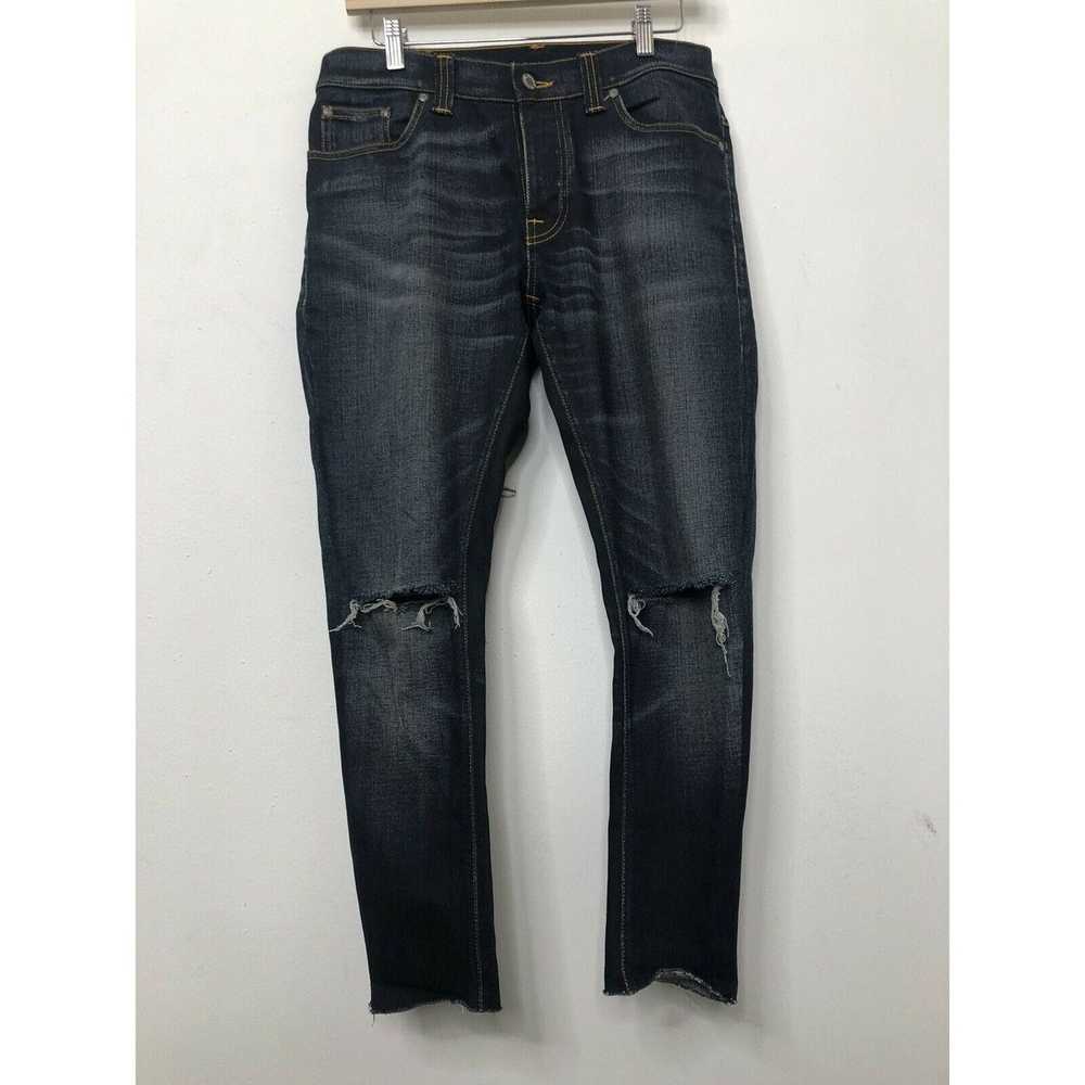 Nudie Jeans Nudie Jeans Grim Tim 31x26 Blue Denim… - image 2