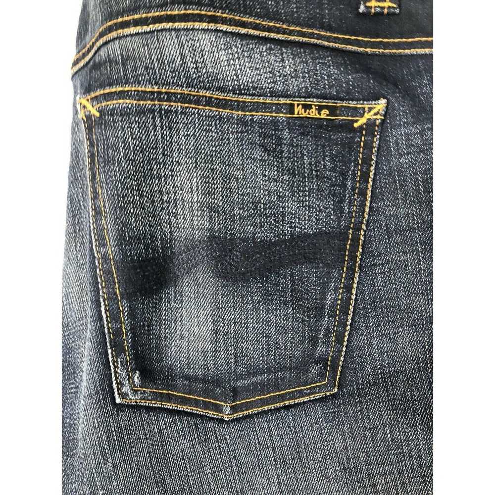 Nudie Jeans Nudie Jeans Grim Tim 31x26 Blue Denim… - image 5