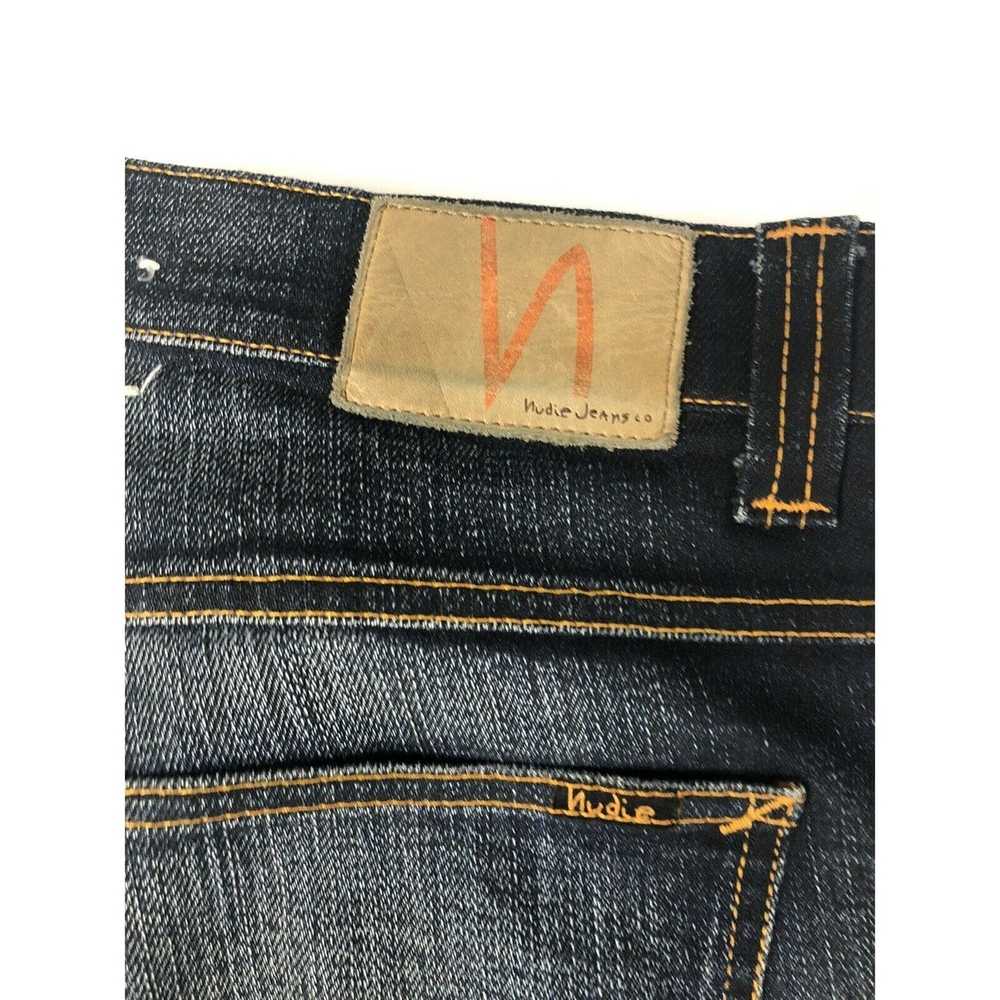 Nudie Jeans Nudie Jeans Grim Tim 31x26 Blue Denim… - image 6