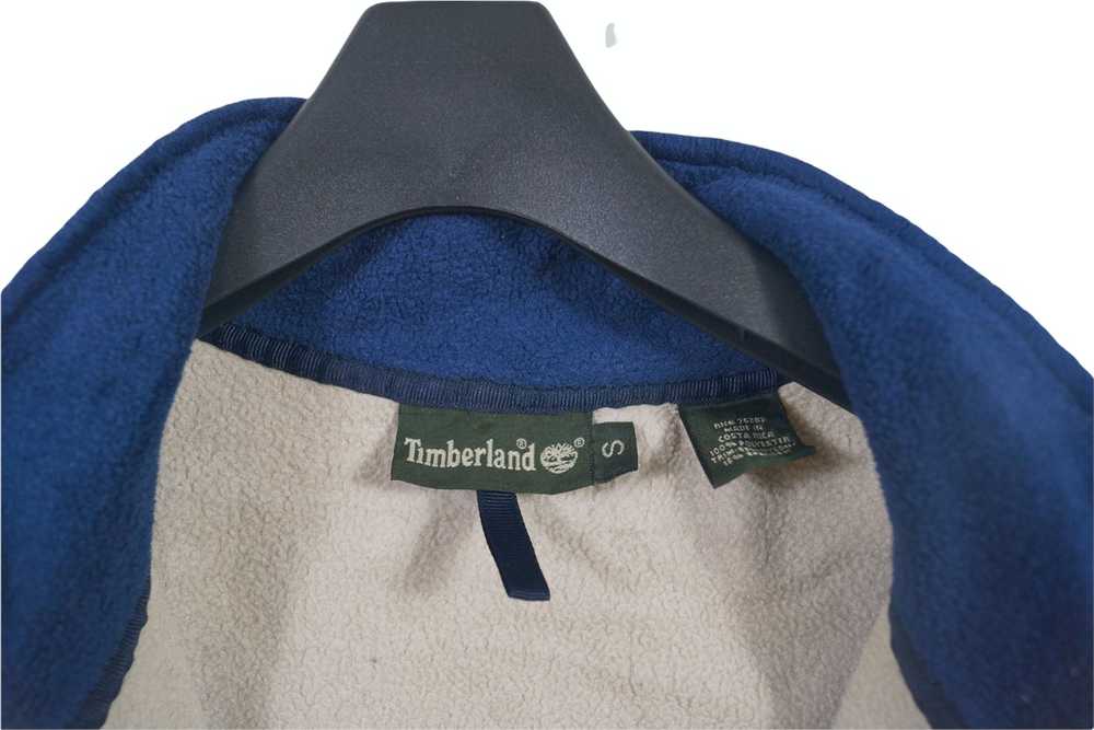 Timberland Rare!! Fleece Zipper Timberland Small … - image 3