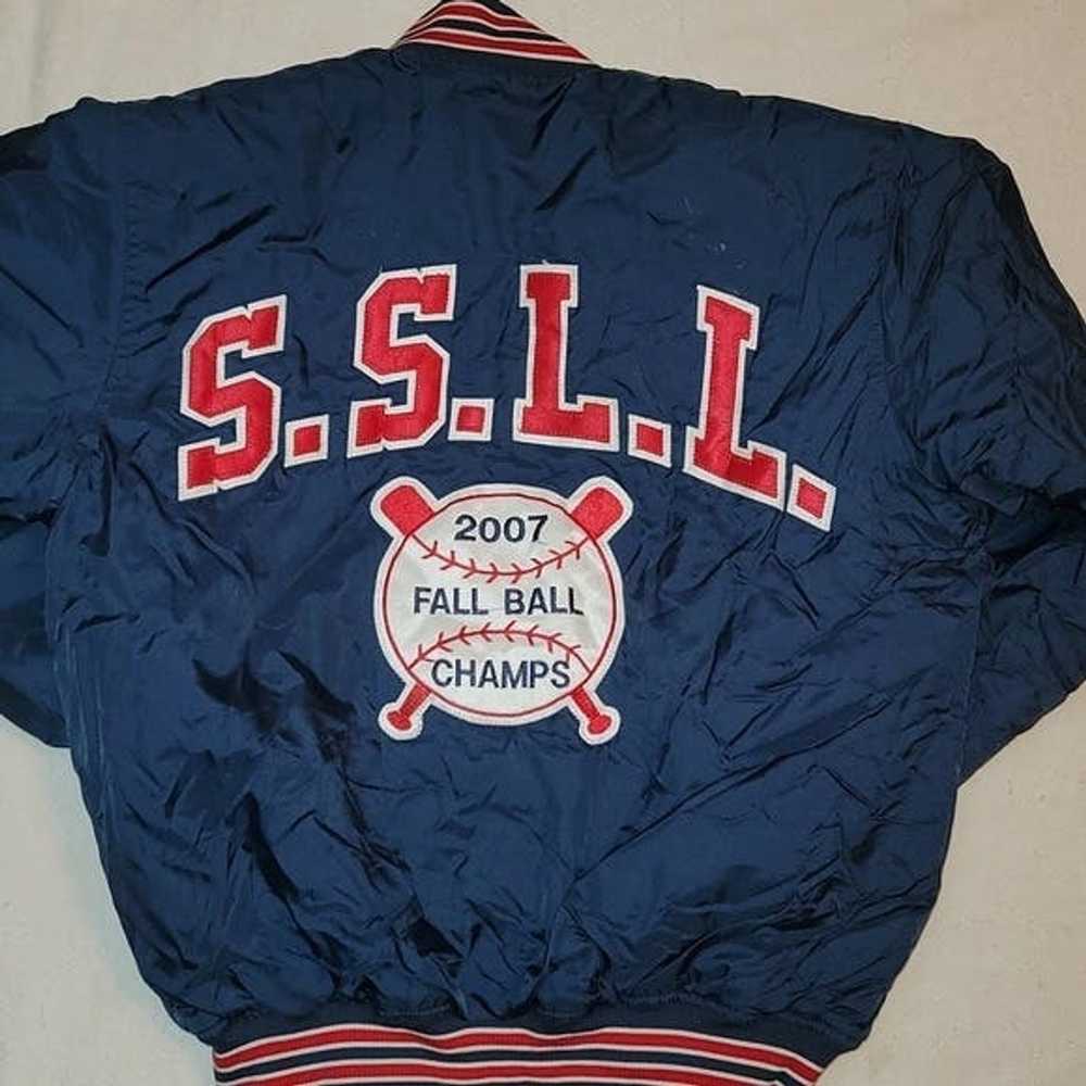 Vintage VTG Game Sportswear jacket baseball bombe… - image 8