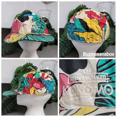 Other Vtg Hiram Walker Whiskey Kokomo Floral Hat