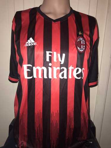 ITALIAN CALCIO AC MILAN 2011-2012 SUPERCOPPA ITALIANA- CHAMPION PATO 7 HOME  ADIDAS SHIRT MAGLIA EXTRA LARGE