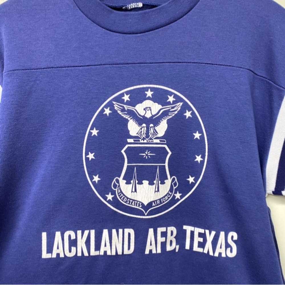 1970s 1980s Lackland AFB Texas t-shirt USAF US Ai… - image 2