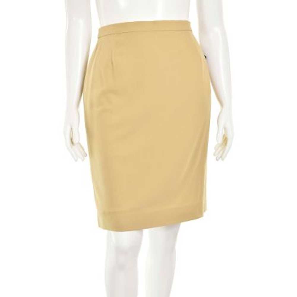 Escada Margaretha Ley Tan Classic Skirt - image 1