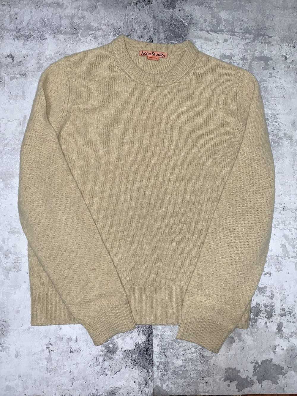 Acne Studios Acne Kai Knit Sweater Beige/Tan - image 1