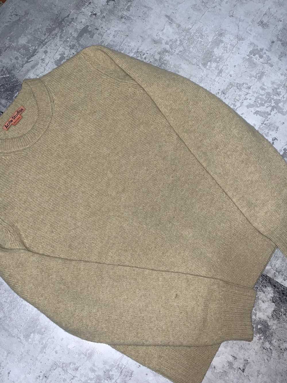 Acne Studios Acne Kai Knit Sweater Beige/Tan - image 3