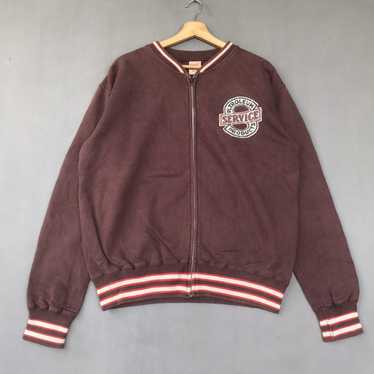 Japanese Brand × Vintage Vintage Varsity Jacket P… - image 1