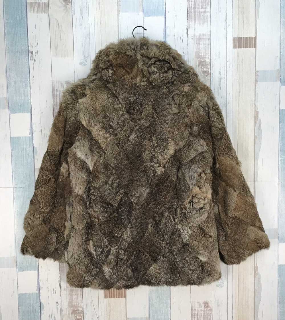 Leather × Vintage 💥RARE💥VINTAGE FOX FUR JACKET … - image 5