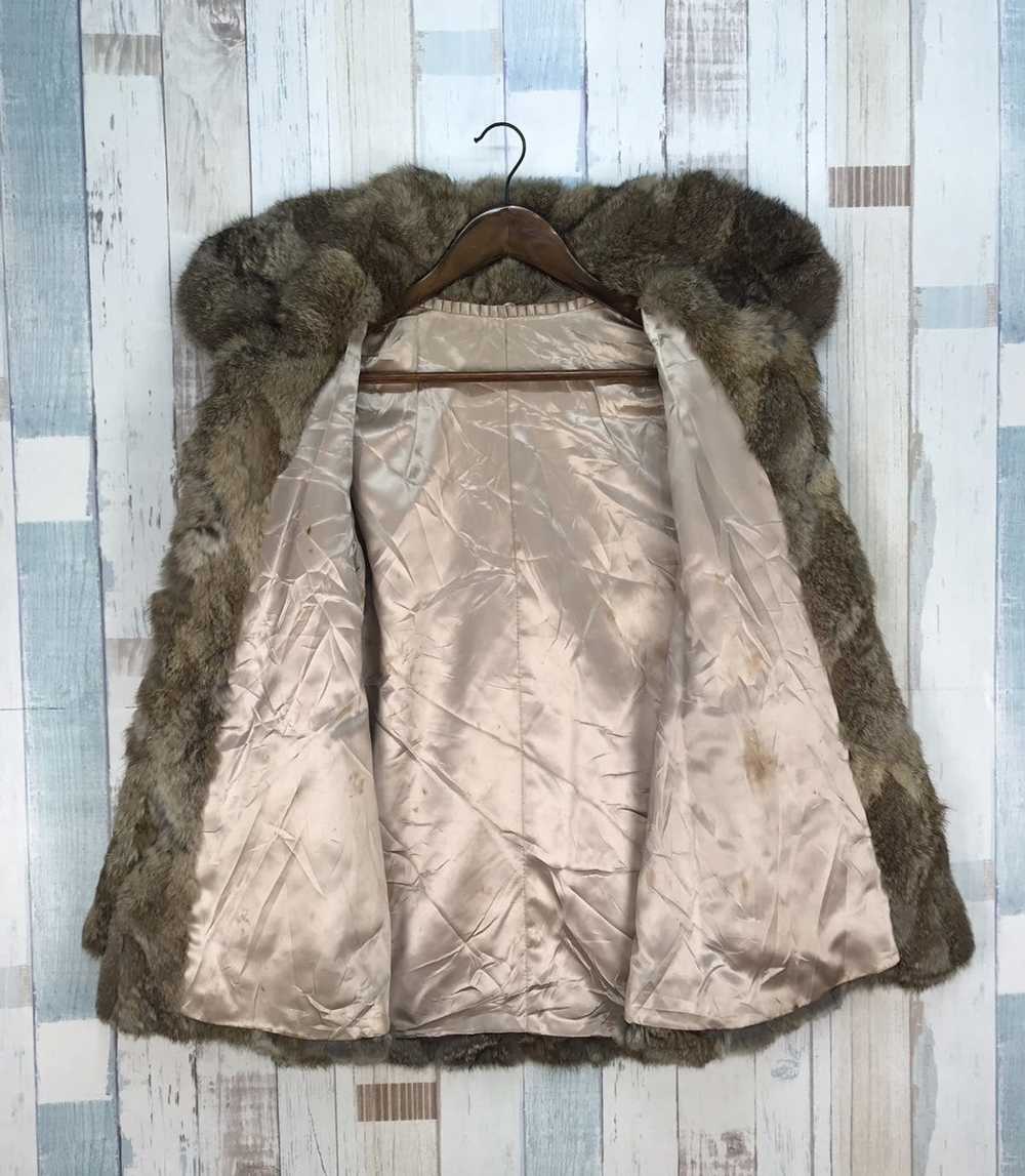 Leather × Vintage 💥RARE💥VINTAGE FOX FUR JACKET … - image 6