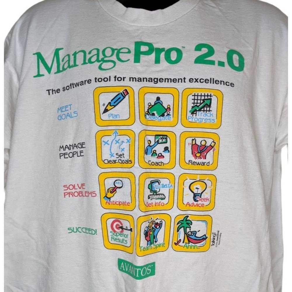 Other ManagePro 2.0 Avantos Vintage 90s Tshirt Te… - image 1
