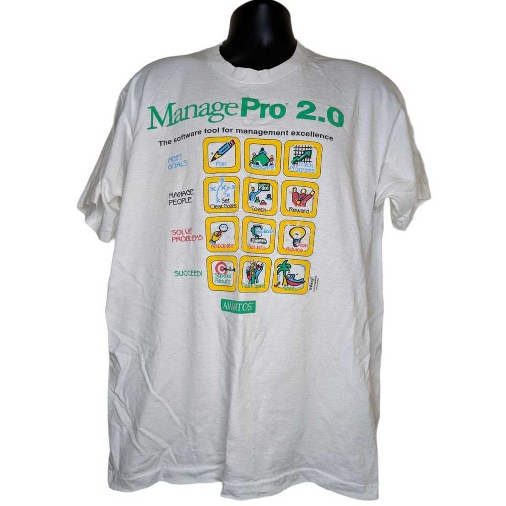 Other ManagePro 2.0 Avantos Vintage 90s Tshirt Te… - image 2