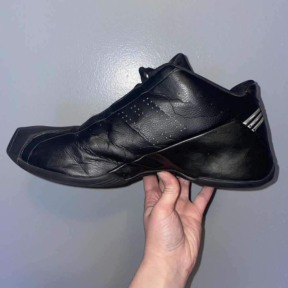 Adidas Mens Adidas Vintage All Black Sneakers - image 4