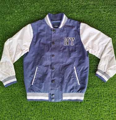 MLB New York Yankees Lambs Wool Jacket Unisex White 31JPF1061-50I