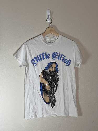 Billie Eilish × Rock T Shirt × Tour Tee Billie Eil