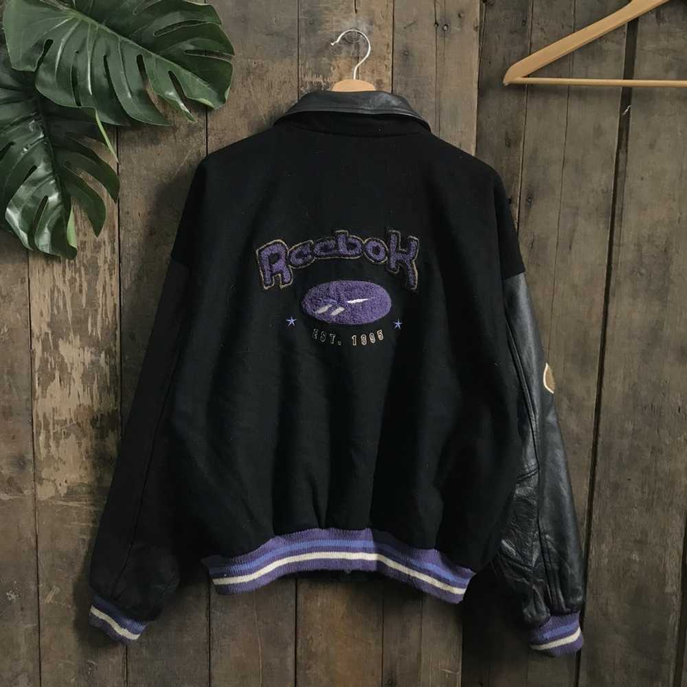 Reebok × Varsity Jacket × Vintage Vintage Reebok … - image 1