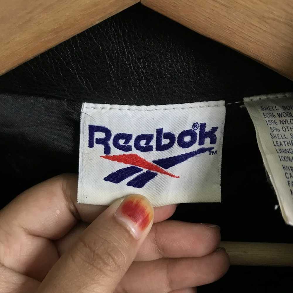 Reebok × Varsity Jacket × Vintage Vintage Reebok … - image 6