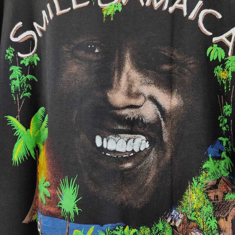 Bob Marley × Rap Tees × Vintage 90's Bob Marley Smile… - Gem