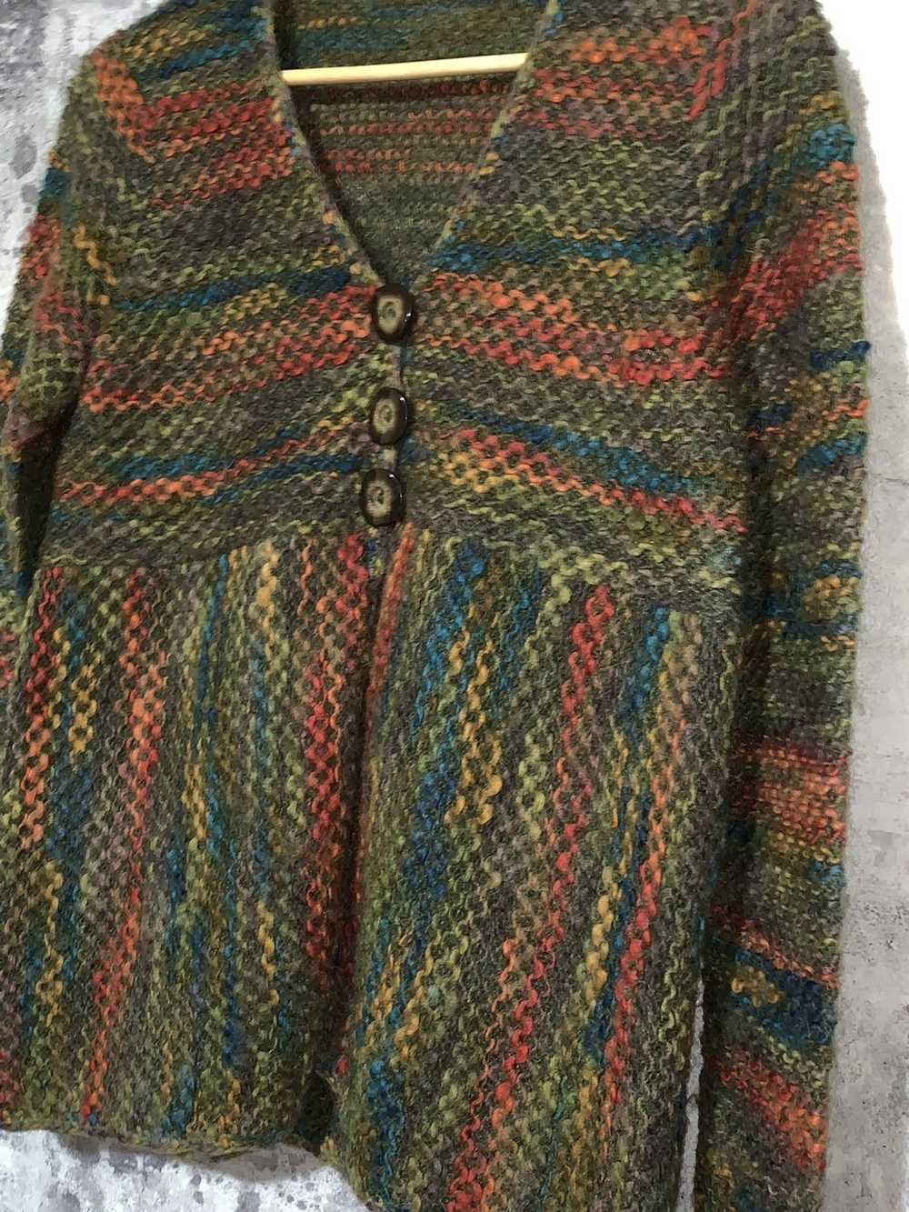 Japanese Brand × Vintage RARE vintage mohair knit… - image 2