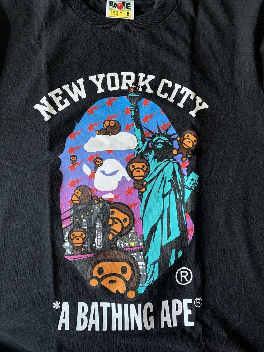 Bape Bape NYC 10 year anniversary tee - image 2