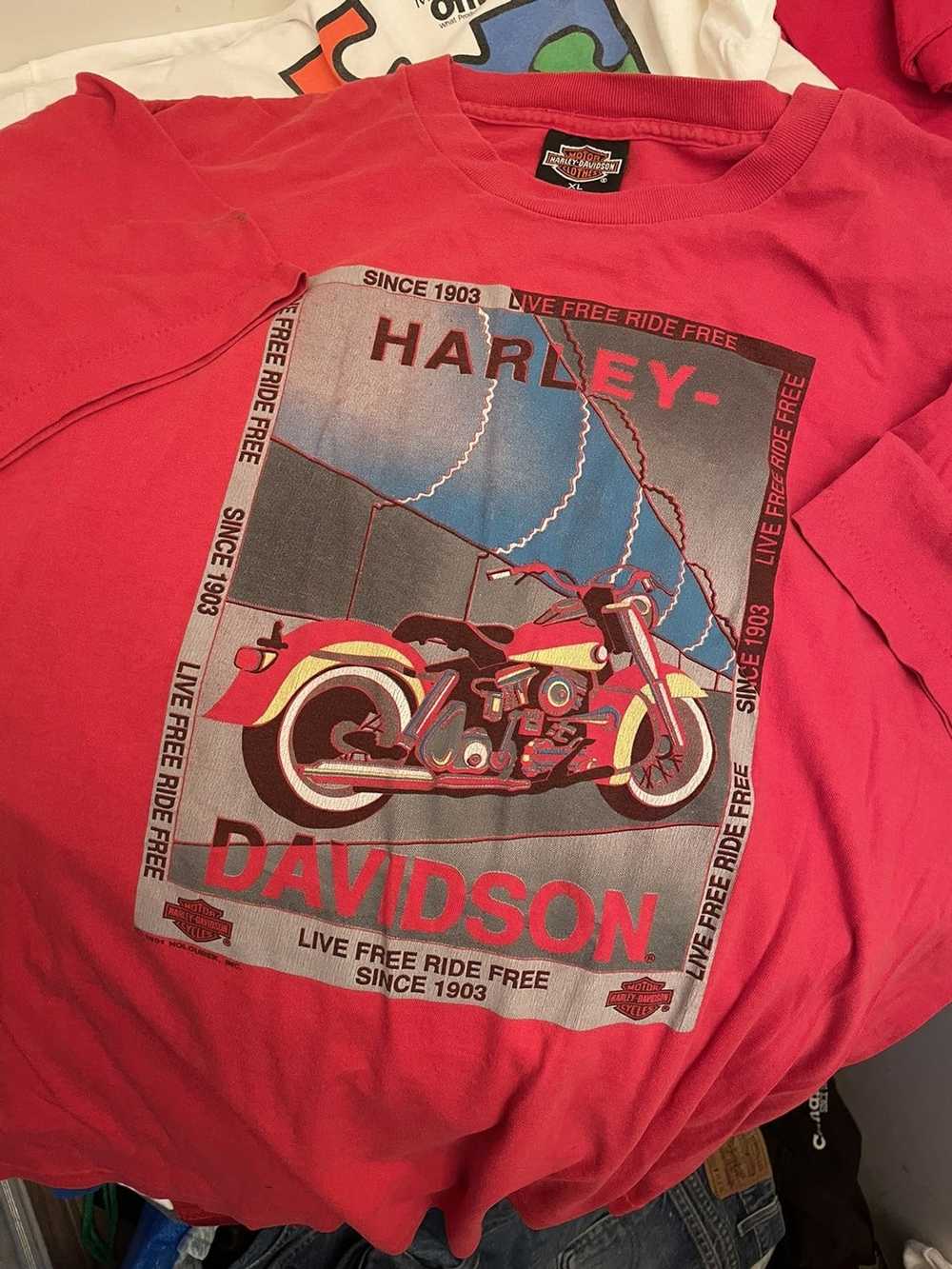 Vintage 1991 Harley Davidson Shirt Gem