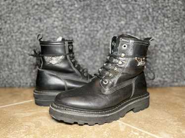 Harley Davidson Harley Davidson Biker Combat Boots - image 1