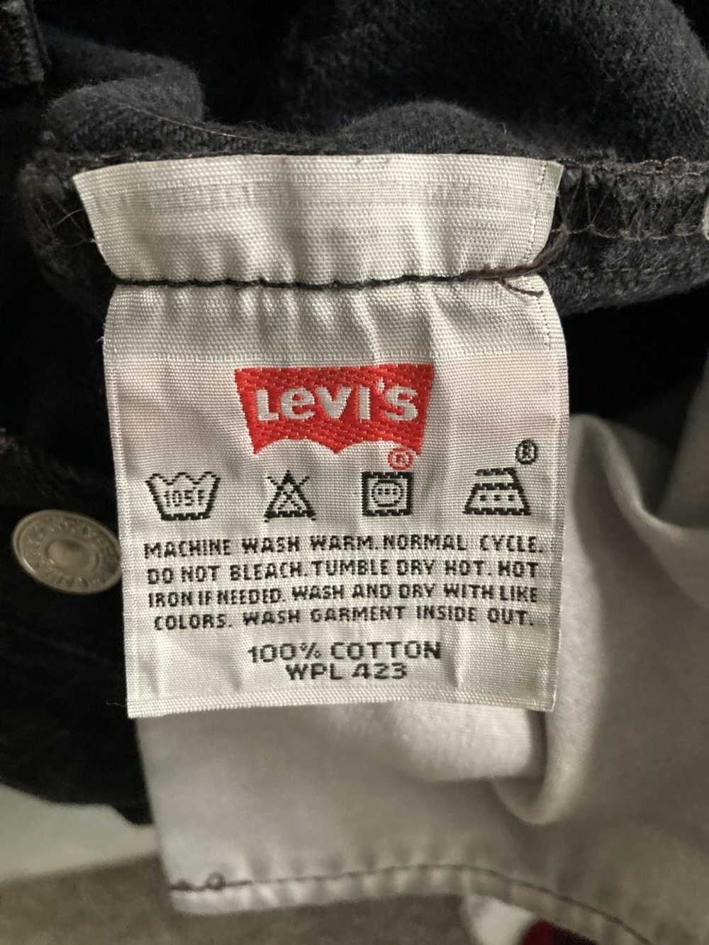 Levi's Levi’s 501 Denim Black - image 7