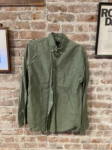 J.Crew J crew light green button down - image 1