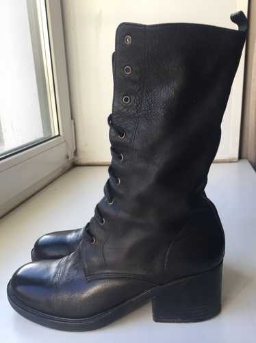 A.F. Vandevorst leather lace-up boots - image 1