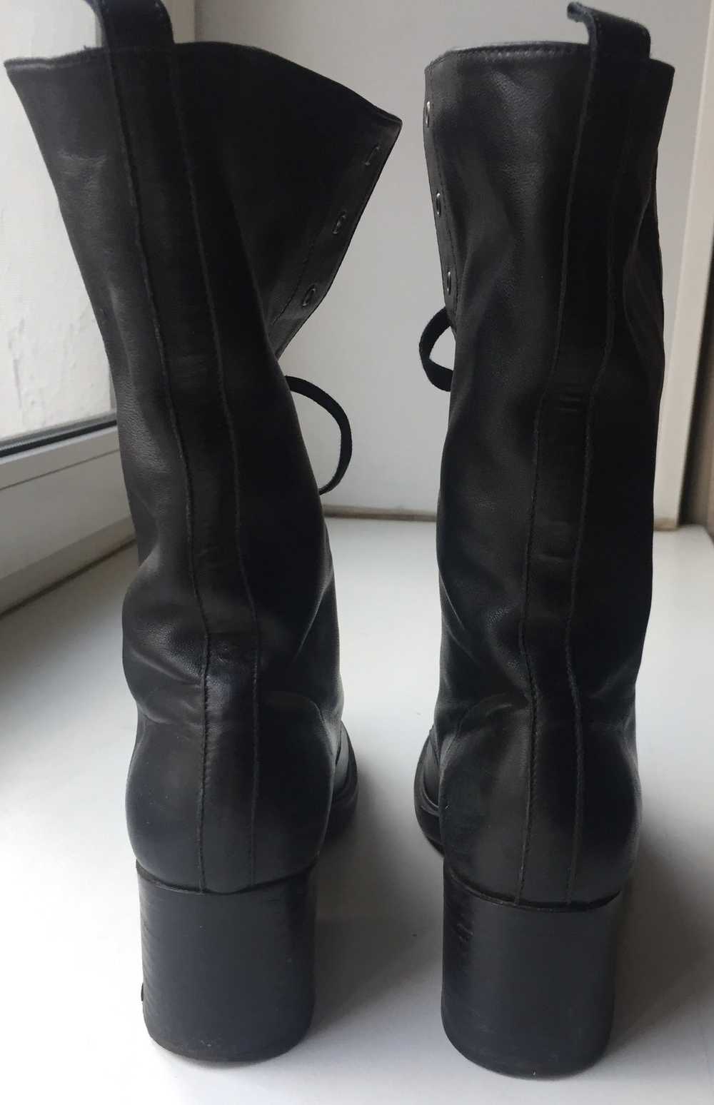 A.F. Vandevorst leather lace-up boots - image 3