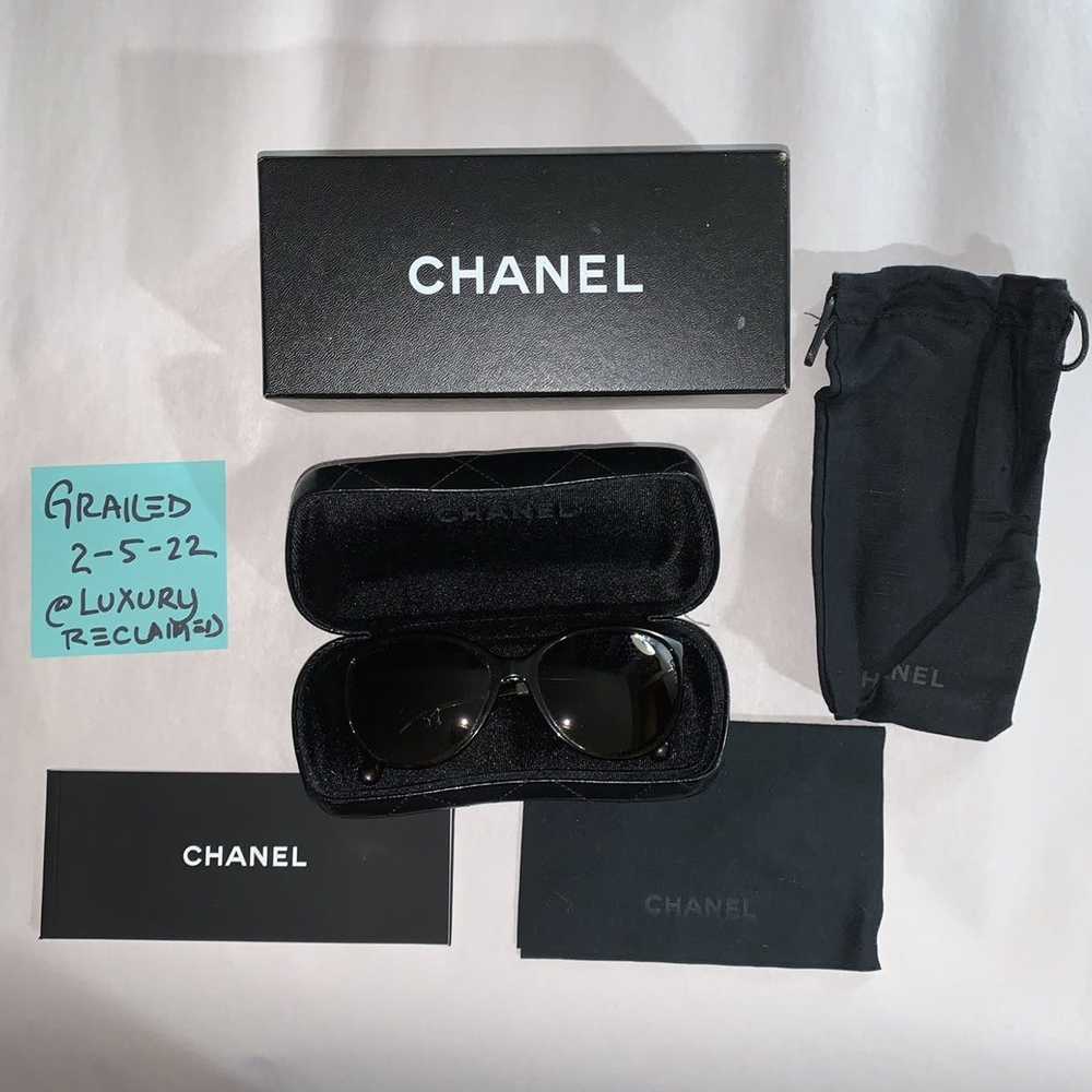 Chanel 2)CHANEL tortoise shell butterfly sunglass… - image 12