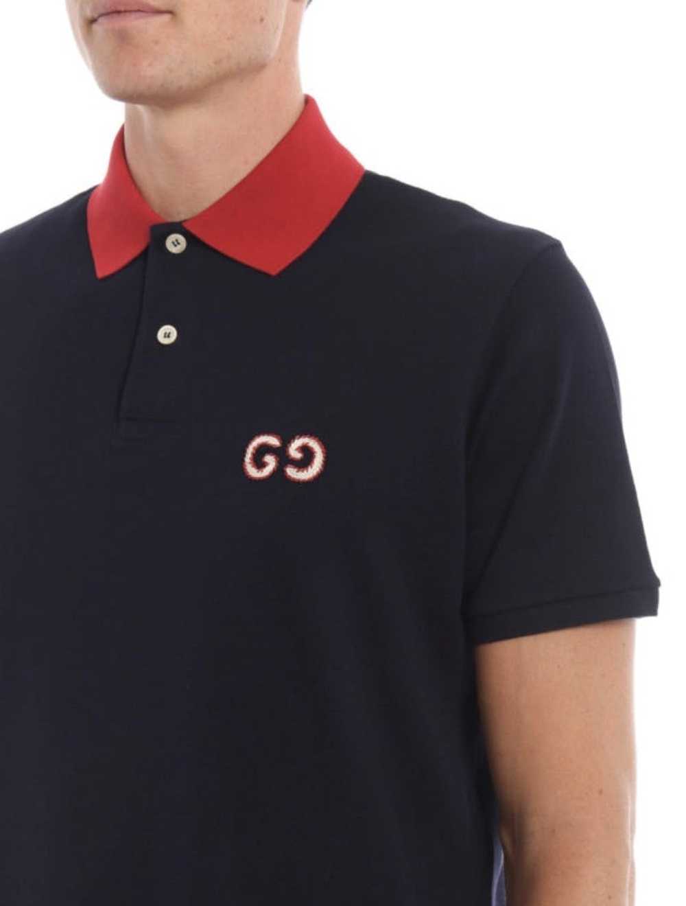 Gucci - Men - logo-embroidered Stretch-cotton Piqué Polo Shirt Blue - M